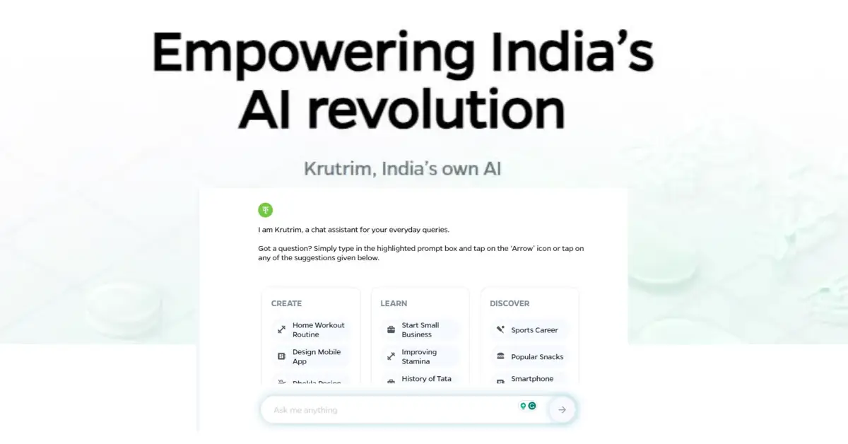 Ola AI Chatbot Krutrim : ChatGPT और Gemini को टक्कर देगा Ola का ये चैटबॉट