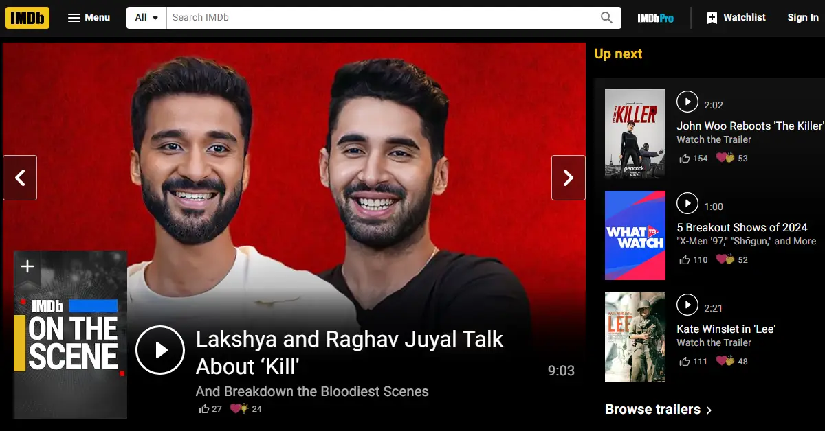 Top 05 Best Film Ratings website in India, IMDB, Rotten Romatoes