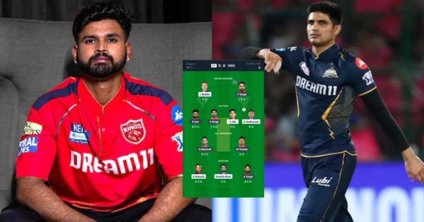 GT vs PBKS Dream11 Prediction, 5th Match of IPL 2025