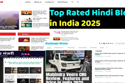 Top Rated Hindi Blogs in India 2025 | List of Best Hindi Blogs