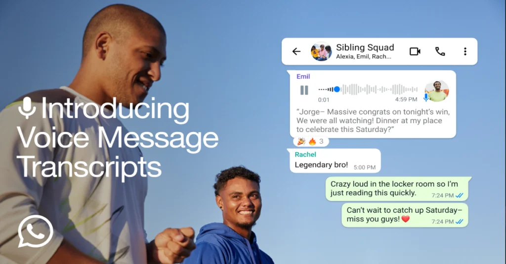 Whatsapp Transcript Feature